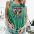 Autism Awareness Raccoon Tank Top - Comfort Colors Meme Design Light Green
