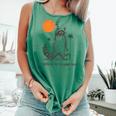 Everyday Is Trash Day Retro 90s Sunset Raccoon Trash Panda Comfort Colors Tank Top Light Green