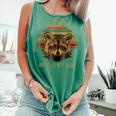 Raccoon Cartoon Kids Tank | Fun Animal Design for Playtime Light Green