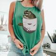 Raccoon Lover Comfort Colors Tank Top - Cute Animal Design Light Green