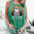 Raccoon Trash Panda | Unisex Comfort Colors Tank Top Light Green