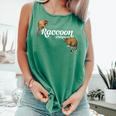 Raccoon Whisperer Comfort Colors Tank Top - Cute Animal Lover Gift Light Green