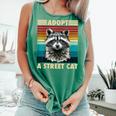 Racoon Vintage Retro Tank Top | Unisex Comfort Styles Light Green