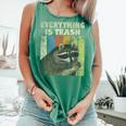 Retro Raccoon Camping Tank Top - Unisex Camping Love Light Green