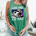 Street Cats & Trash Pandas Tank - Unisex Cotton Comfort | Fun Enthusiasts Light Green
