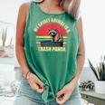 Trash Panda Comfort Colors Tank | Raccoon Lovers Gift Light Green