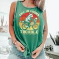Trash Panda Raccoon Opossum Tank Top | Get In Loser Theme Light Green