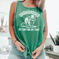 Undiagnosed Cowboy Raccoon Tank Top - Fun & Unique Comfort Light Green