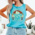 Comfort Colors Raccoon Trash Panda Unisex Tank - Whimsical Statement Lagoon