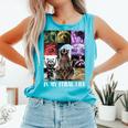 In My Feral Era Awesome Raccoon Raccoon Cringy Meme Comfort Colors Tank Top Lagoon
