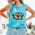 Funny Raccoon Tank Top - Humorous Design | Comfort Colors Lagoon
