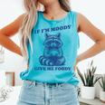 Moody Raccoon Tank Top | Comfort Colors Trash Panda Funny Meme Lagoon