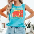 Raccoon Lover Unisex Comfort Colors Tank Top | Introvert's Choice Lagoon