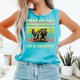 Retro Raccoon 'I'm A Delight' Comfort Colors Tank Top | Fun Animal Design Lagoon