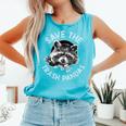 Save The Trash Pandas | Raccoon Lover's Comfort Tank Lagoon