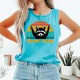 My Spirit Animal Is A Trash Panda Raccoon Comfort Colors Tank Top Lagoon