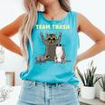 Team Trash Opossum Raccoon Rat Animals Garbage Gang Short Sleeve Comfort Colors Tank Top Lagoon