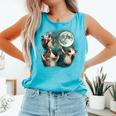 Three Possum Moon Magical Meme Comfort Colors Tank - Fun Vibes Lagoon