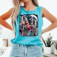 Three Racoon Moon 3 Racoon Moon Cursed Meme Comfort Colors Tank Top Lagoon