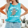 Trash Panda Workout Tank Top - Funny Raccoon Gym Wear for Fitness Lovers Lagoon