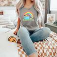 Groovy This Little Light-Of Mine Dumpster Fire Raccoon Comfort Colors Tank Top Grey