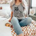 A Little Feral Raccoon With Moon Animal Raccoon Trash Panda Comfort Colors Tank Top Grey