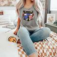 Patriotic Raccoon Tank Top - July 4th Fun | Comfort Colors Trash Panda Grey