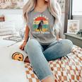 Raccoon Vintage Sunset Tank Top - Save The Trash Panda - Retro Style Grey