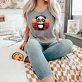 Retro Panda In Sunglasses BBQ Pool Party Panda Comfort Colors Tank Top Grey