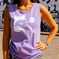 Bruh Raccoon Meme Tank Top - Teens' Fun Slang Apparel Violet