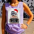 Dear Santa Raccoon | Christmas Humor Unisex Tank Top | Cozy Comfort Violet