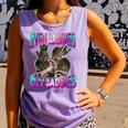 Even Baddies Get Saddies Raccoon Oddly Specific Meme Comfort Colors Tank Top Violet
