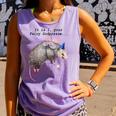 Fairy Godpossum Raccoon Tank Top - Fun Trash Panda Theme Violet
