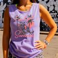Feral Raccoon Summer Tank Top - Vacation Comfort Violet