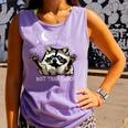Funny Raccoon Tank Top - Humorous Design | Comfort Colors Violet