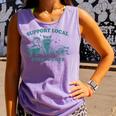 Hang On Let Me Overthink This Raccoon Sarcastic Comfort Colors Tank Top Violet
