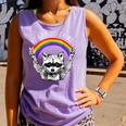 Raccoon Be Gay Do Crime Tank Top - LGBTQ Pride | Rainbow Comfort Violet