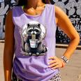 Raccoon Eating Noodles Comfort Colors Tank Top - Fun Unisex Style Violet