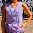 Raccoon Halloween Women's Tank Top - Stay Trashy Comfort Tee Violet