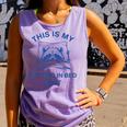 Raccoon Meme Sarcastic Tank Top - Comfort Colors| Lounge Humor Violet