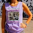Raccoon Meme Tank Top - Comfy & Fun Design for Casual Wear Violet