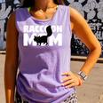 Raccoon Mom Tank Top | Animal Lover Gift | Cozy Comfort Colors Violet