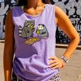 Raccoon & Opossum Pizza Party Tank Top - Comfort Colors Unisex Violet