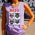 Raccoon Rock Band Concert | Unisex Raccoon Tank Top for Music Lovers Violet