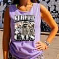 Raccoon Unhinged And Feral Retro Raccoon Feral Summer Comfort Colors Tank Top Violet