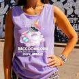 Raccoonicorn Unicorn Trash Panda Raccoon Lover Comfort Colors Tank Top Violet
