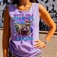 Retro Raccoon Meme Tank Top – Fun Unisex Graphic for Casual Style Violet