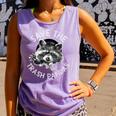 Save The Trash Pandas | Raccoon Lover's Comfort Tank Violet