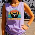 Trash Panda Raccoon Comfort Tank Top - Fun Animal Theme Violet