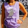 Trash Panda Workout Tank Top - Funny Raccoon Gym Wear for Fitness Lovers Violet